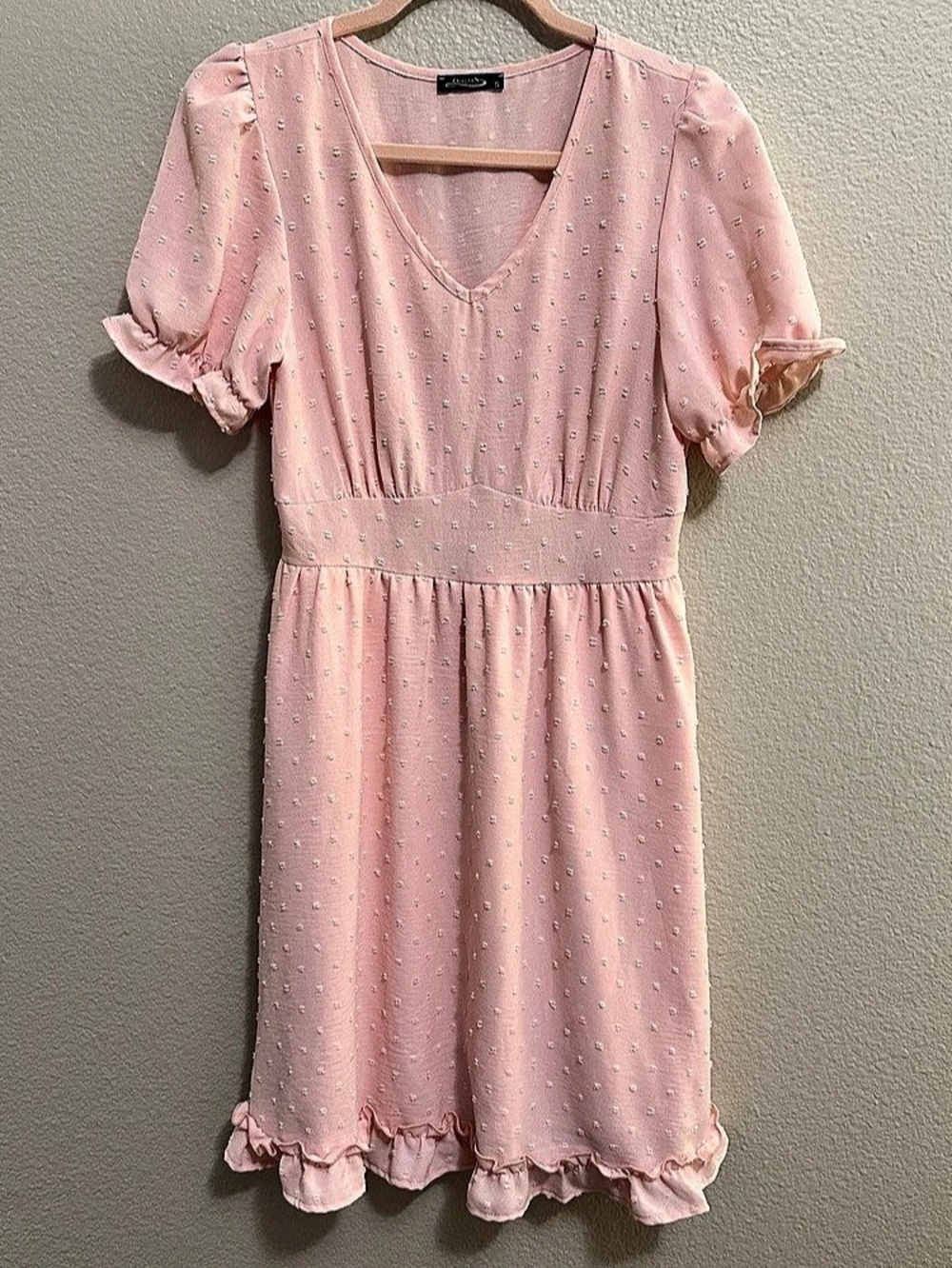 Pink Mini Dress Size Small Like New